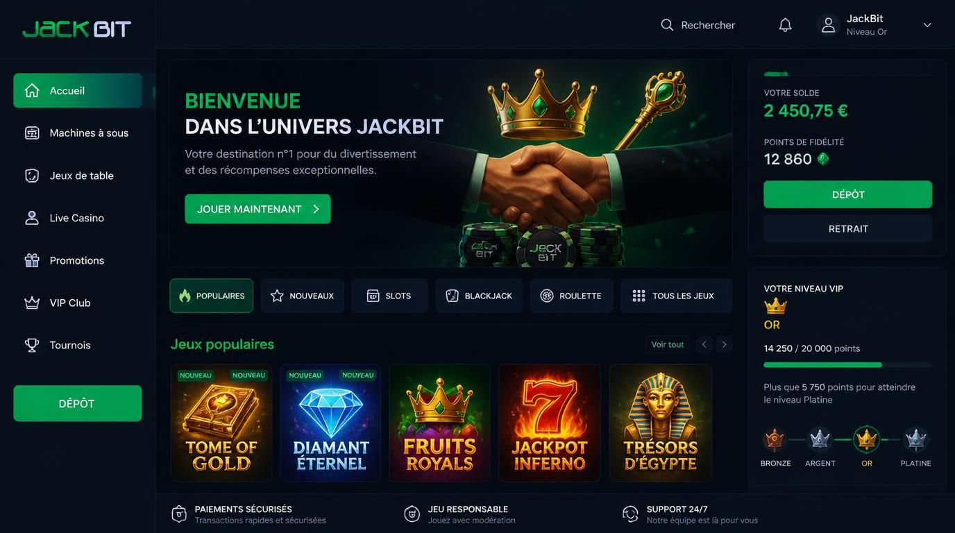 progression niveaux VIP avec points de fidélité