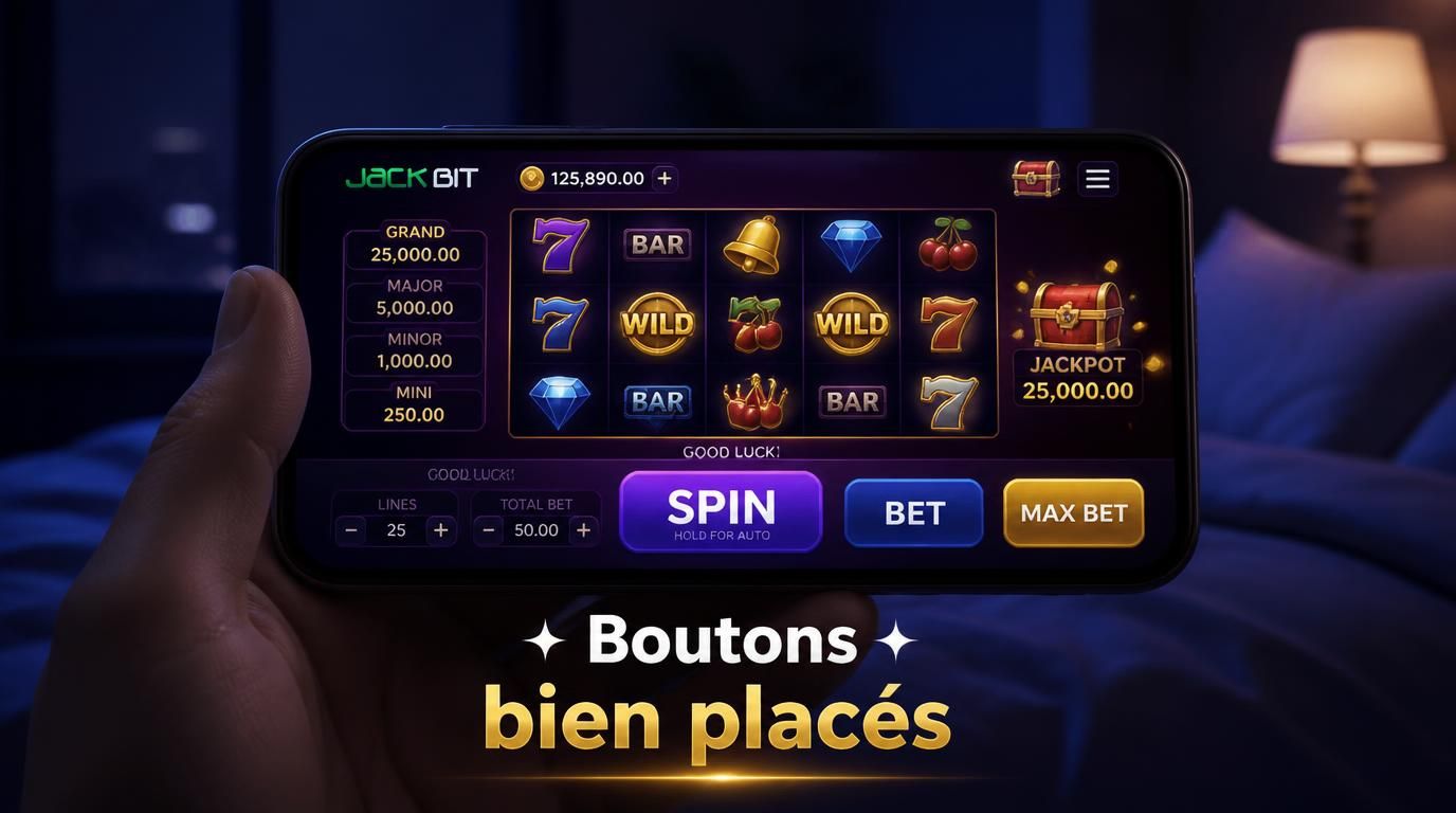 Boutons larges, visibles, faciles à toucher même la nuit